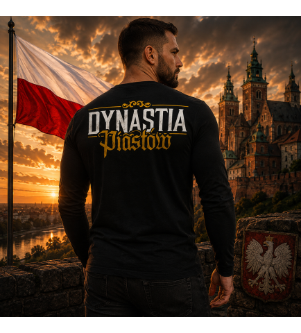 LONGSLEEVE PATRIOTYCZNY  DYNASTIA PIASTÓW